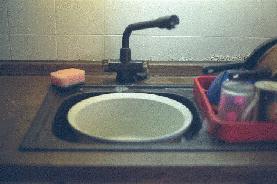 Empty sink
